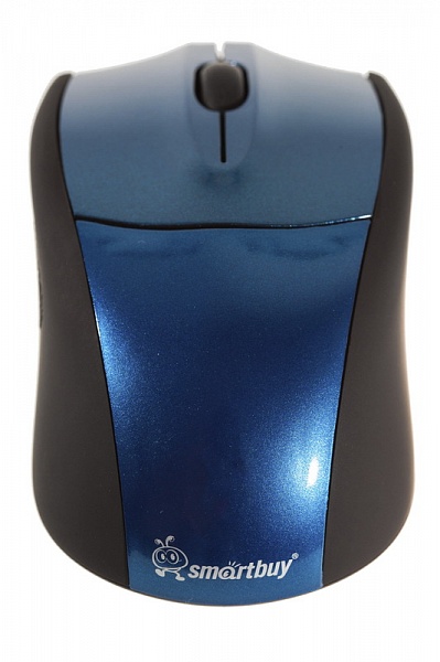 Мышь Smartbuy 325AG оптическая, беспроводная, Радио USB, черный/ синий (SBM...