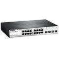 Управляемый коммутатор 16 портов WebSmart: D-Link DGS-1210-20 (16x10/ 100/ 1000Base-T, 4x 1000Base-X SFP)
