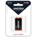 Батарейка Smartbuy Крона, 6R6, PP3, солевая, блистер 1шт, (SBBZ-9V01B) цена за упаковку