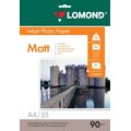Фотобумага Lomond матовая, А4, 90 г/ м2, 25 л, для струйной (0102029)
