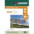 Фотобумага Lomond матовая, А3, 95 г/ м2, 100 л, для струйной (0102129)