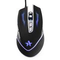 Мышь Гарнизон GM-730G игровая, оптическая, проводная, USB, черный/ серебристый (GM-730G)