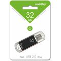Флеш-накопитель Smartbuy 32Gb USB2.0 V-Cut Черный (SB32GBVC-K)