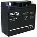 АКБ 12 V 18,0 Ah Delta (DT 1218) для использования в слаботочных системах, срок службы 3 - 5 лет.