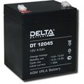 АКБ 12 V 4.5 Ah Delta (DT 12045) для использования в слаботочных системах, срок службы 3 - 5 лет.