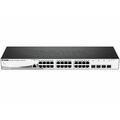 Управляемый коммутатор 24 порта: D-Link DGS-1210-28/ ME (24х10/ 100/ 1000 Мбит/ с,4хSFP) 2 уровня