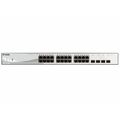 Управляемый PoE-коммутатор 24 порта: D-Link WebSmart DGS-1210-28MP (24х10/ 100/ 1000 Мбит/ с,4х100/ 1000 Мбит/ с/ SFP,24хPoE) 2 уровня