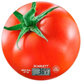 Весы кухонные электроные Scarlett SC-KS57P38 красный (точность измерения: 1 г, предел взвешивания: 5 кг)