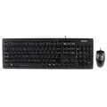 Комплект (клавиатура +мышь) A4Tech KRS-8372 проводной, классический, USB, черный (KRS-8372)