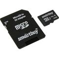 Карта памяти microSDHC 32Gb Smartbuy + адаптер SD (SB32GBSDCL10U3L-01)