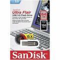 Флеш-накопитель Sandisk 64Gb USB3.0 Ultra Flair Серебристый (SDCZ73-064G-G46)