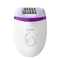 Эпилятор Philips BRE225/ 00 белый/ фиолетовый (скоростей - 2, пинцетов - 20 шт, питание - от сети)