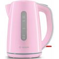 Чайник электрический Bosch TWK7500K розовый/ серый (2200 Вт, объем - 1.7 л, корпус: пластиковый)