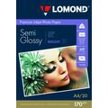 Фотобумага Lomond Premium Semi Glossy Photo Paper, односторонняя, полуглянцевая, A4, (210х297 мм) 170 гр/ м2, 20л (1101305) для струйной печати