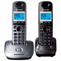 Телефон DECT Panasonic KX-TG2512 (в компл.:2шт) серый металлик