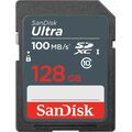 Карта памяти microSDXC 128Gb Sandisk UHS-I Class 10 Ultra без адаптера (SDSDUNR-128G-GN3IN)