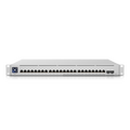 Управляемый PoE-коммутатор 26 портов: Ubiquiti UniFi Switch Enterprise 24 PoE (12х1Гбит/ с,12х2,5Гбит/ с,2хSFP+,24хPoE,PoE‑бюджет 400 Вт) 3 уровня