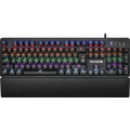 Клавиатура Defender Reborn GK-165DL, проводная, мультимедийная, USB, с подсветкой, черный, кабель 1,5 м (45165)