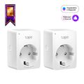 Умная розетка TP-Link P100 белый (Tapo P100(2-pack))