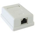 Розетка компьютерная RJ-45 CAT5e, внешняя, одинарная, экранированная Suprlan (10-0308)