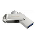 Флеш-накопитель Sandisk 128Gb USB 3.1/ Type-C Ultra Dual Drive Luxe Серебристый (SDDDC4-128G-G46)