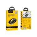 Мышь HOCO GM21 Platinum  беспроводная, USB, черный/ желтый (6931474790941)