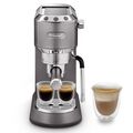 Кофеварка рожковая DeLonghi EC 885 GY серый (1350 Вт, 1100 мл)