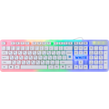 Клавиатура Defender WHITE GK-172, проводная, игровая, USB, с подсветкой, белый, кабель 1,8 м (45172)