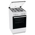 Плита газовая Gorenje GGI5A21WH белый (газ-к конфорок, э/ поджиг конф.+дух., конфорок - 4, духовка газовая, решетки сталь)