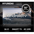 Телевизор 50" Hyundai H-LED50BU7006 LED, Smart TV, чёрный, 4K Ultra HD, 60 Гц, тюнер DVB-T/ T2/ C/ S2, HDMI х3, USB х2, 2х10 Вт,