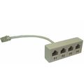 Y-адаптер, 4 параллельных порта RJ-45, Lanmaster (TWT-Y-1P4)