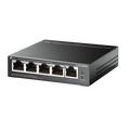 Управляемый PoE-коммутатор 05 портов TP-Link SMB TL-SG105MPE (5х1Гбит/ с, 4хPoE, PoE‑бюджет 120 Вт) начального уровня