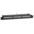 Патч-панель 19" 1U, 24 порта, категория 5, экранированная WRline (WR-PL-24-C5E-SH-D)