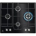 Газовая варочная панель Electrolux KGG6456K черный (конфорок -  4 шт, панель - закаленное стекло, Wok - есть)
