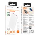 Внешний аккумулятор 10000mAh Borofone BJ56 Graceful, USB x1, Type-C x1, USB 18W x1, Type-C PD20 x1, QC3.0, пластик, белый