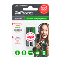 Аккумулятор GoPower 600mAh, AAA, BL2 никель-металгидрид (00-00015315) блистер 2 шт.