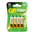 Батарейка GP LR6, AA, Super Alkaline, щелочная (GP 15A-2CR4_40) упаковка 40шт
