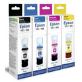 Чернила Epson EcoTank 103 Key Lock (T00S14A-T00S44A) (B/ C/ M/ Y*70мл) Revcol, комплект 4 цвета (L1110/ L1250/ L3100/ L3110/ L3150/ L3151/ L3156/ L3160/ L3210)