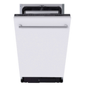 Посудомоечная машина встраиваемая Midea MID45S140i серебристая (узкая , вместимость - 10 комплектов, расход воды - 9 л)