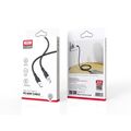 Кабель Type-C XO NB208B Liquid Silicone Data Type-c to Type-c 60W cable Black