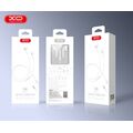 Проводные наушники -XO- S8, jack 3.5 mm, микрофон, вкладыши, белый (6920680852864)