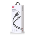 Кабель USB -XO- NB249 (MicroUSB, 1м, плетеный, черный)