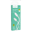 Кабель USB HOCO X107 Favor (MicroUSB, 1м, пластик, белый)