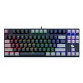 Клавиатура Gembird KB-G600-1, проводная, игровая, USB, с подсветкой, белый/ черный, кабель 1,8 м (KB-G600-1)
