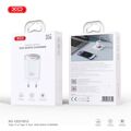 СЗУ -XO- CE21 30W (1xUSB, 1xType-C, 3А, белый)