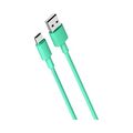 Кабель USB -XO- NB-P156 (Lightning, 1м, зеленый)