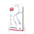 Кабель USB -XO- NB208 (Lightning, 1м, силиконовый, синий)