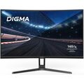 Монитор Digma 27" Overdrive 27A510F черный VA LED 1ms 16:9 HDMI M/ M матовая 300cd 178гр/ 178гр 1920x1080 165Hz G-Sync FreeSync DP FHD 4.65кг