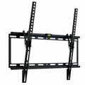 Крепление для ТВ наклонное 22"-65" Kromax IDEAL-4 нагрузка max 50 кг, наклон 0/ +15°, поворот 0°, от стены 28 мм, чёрный