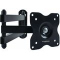 Крепление для ТВ наклонно-поворотное 15"-28" Kromax DIX-15 нагрузка max 30 кг, наклон -15°/ +15°, поворот 180°, от стены 48-377 мм , чёрный